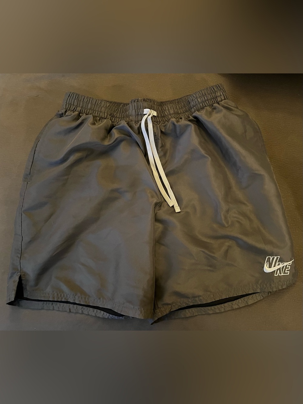 Nike Black Shorts with White Logo Tag